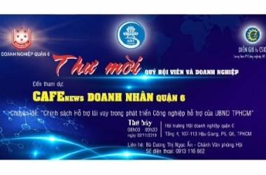 Cafe sáng thứ bảy Doanh nhân quận 6